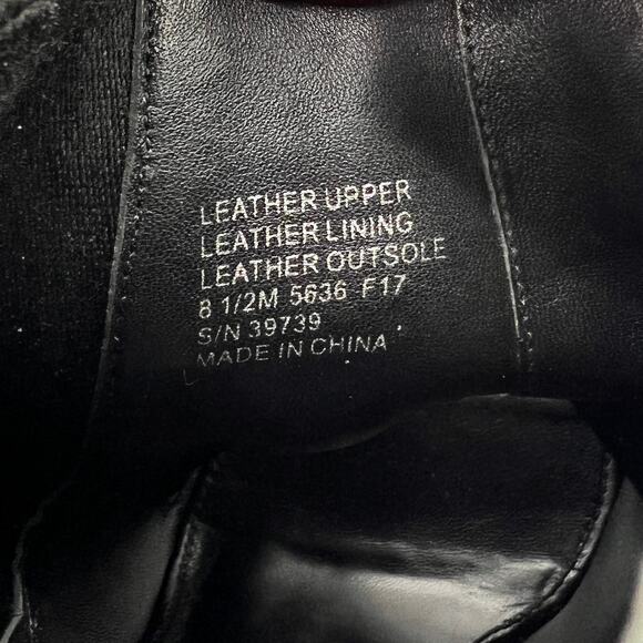 TORY BURCH Gemma Open Toe Ankle Booties Womens 8.5 Black Suede Stacked Heel 65mm - Picture 9 of 11